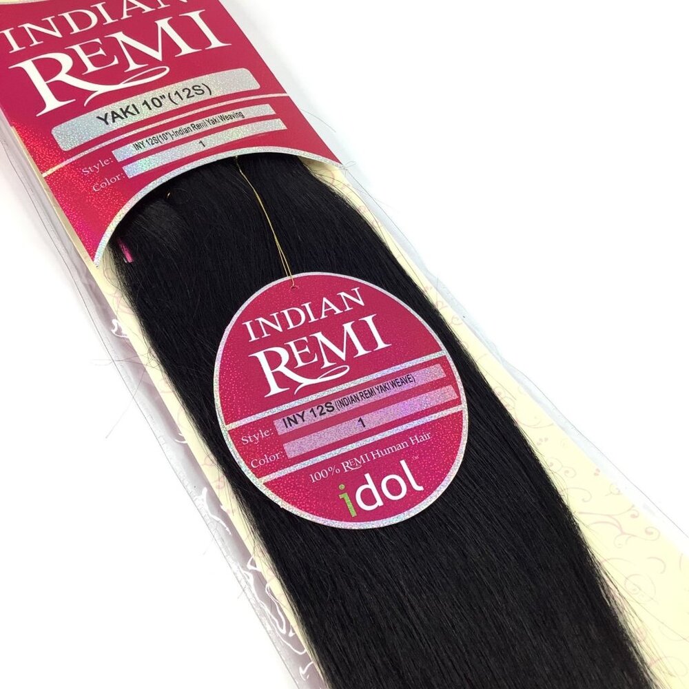 Idol Indian Remi Yaki 10" (12S) Hair Extension 100% Remi Human Hair